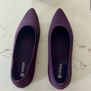 Vivaia Aria purple flats